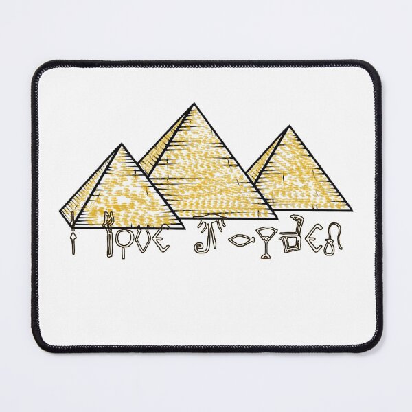 Item preview, " I Love Jayden " In Hieroglyphics / Egyptian Hieroglyphics And Pyramids / Valentines Day New Year Birthday And Christmas Gift For Your Lover designed and sold by Man Of Pixels.