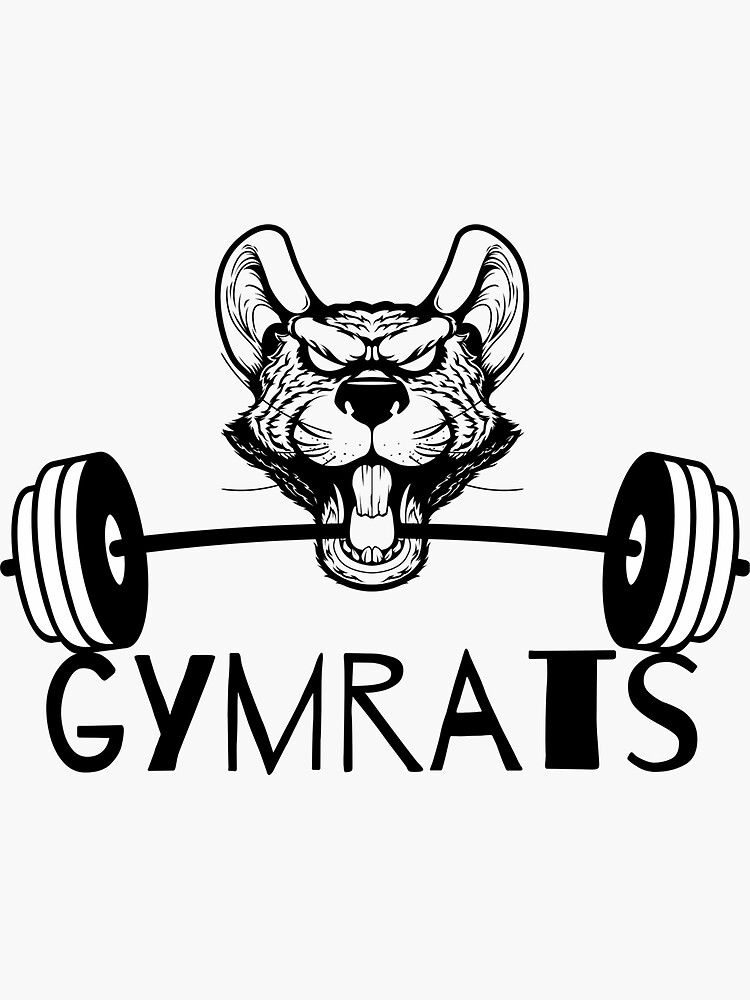 Gym Rats, Gymrats Sticker for Sale by Naked-Alien