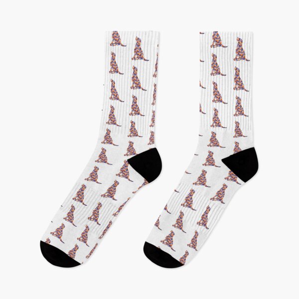 Item preview, Retro Abstract Colors for Dog Lovers designed and sold by RihabPrint.