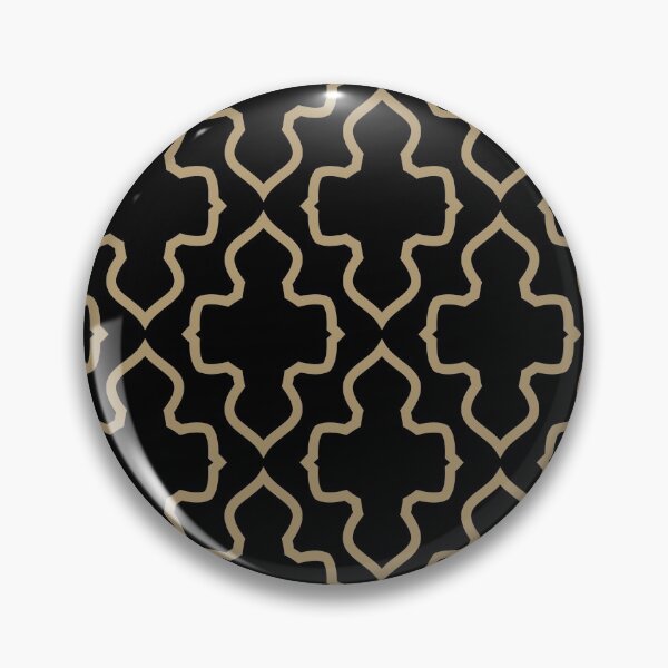 Item preview, Black and Brown Ornamental Shape Pattern Pairs 2022 Popular Colour There's No Place Like Home 0318 designed and sold by ColorOfTheYears.