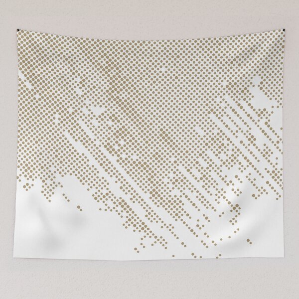 Item preview, Brown and White Polka Dot Abstract Pattern Pairs 2022 Popular Colour There's No Place Like Home 0318 designed and sold by ColorOfTheYears.
