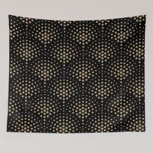 Item preview, Black and Brown Polka Dot Scallop Pattern Pairs 2022 Popular Colour There's No Place Like Home 0318 designed and sold by ColorOfTheYears.