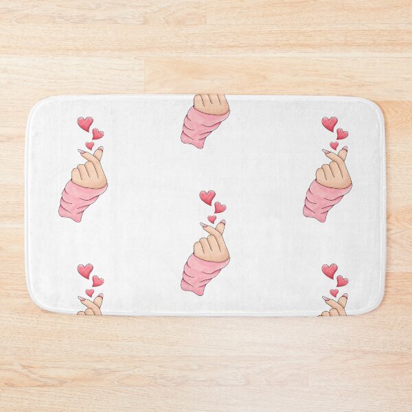 Item preview, Cute Korean Finger Heart Hand I Love You Sign for Valentines, Birthdays, Christmas designed and sold by InkItStudio.