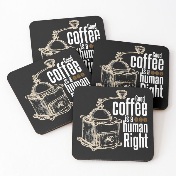 Item preview, A good coffee is a human right. designed and sold by Polyxz.