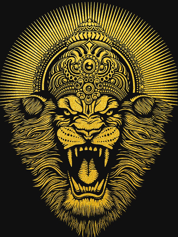 Discover Narasimha in Gold | Active T-Shirt