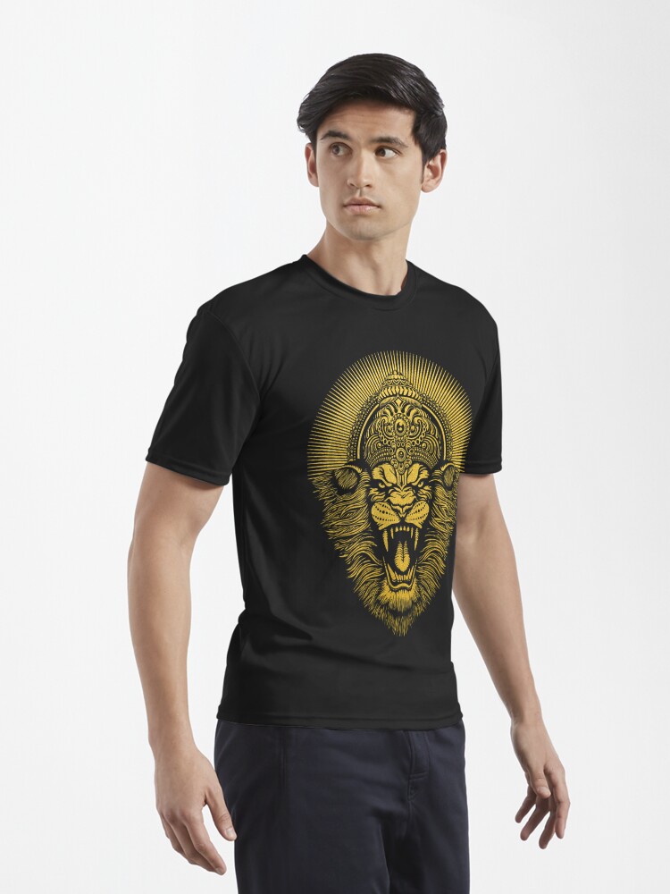 Discover Narasimha in Gold | Active T-Shirt