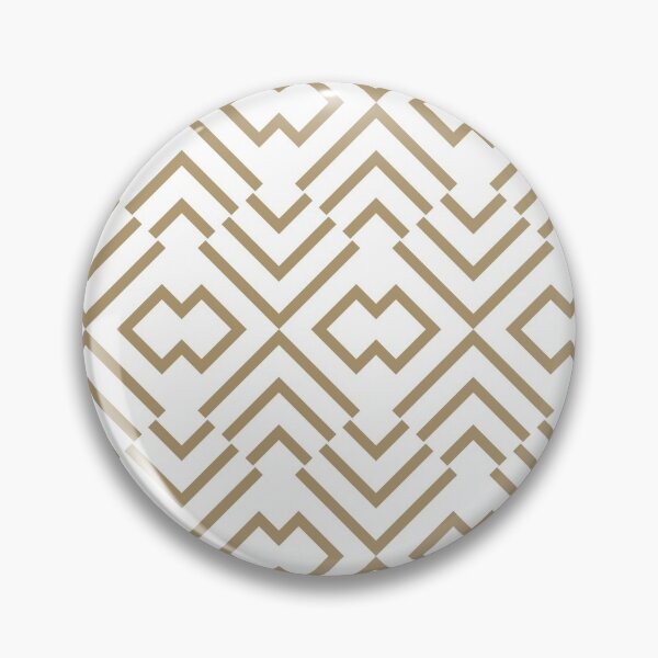 Item preview, Brown and White Art Deco Shape Pattern Pairs DV 2022 Popular Colour There's No Place Like Home 0318 designed and sold by ColorOfTheYears.