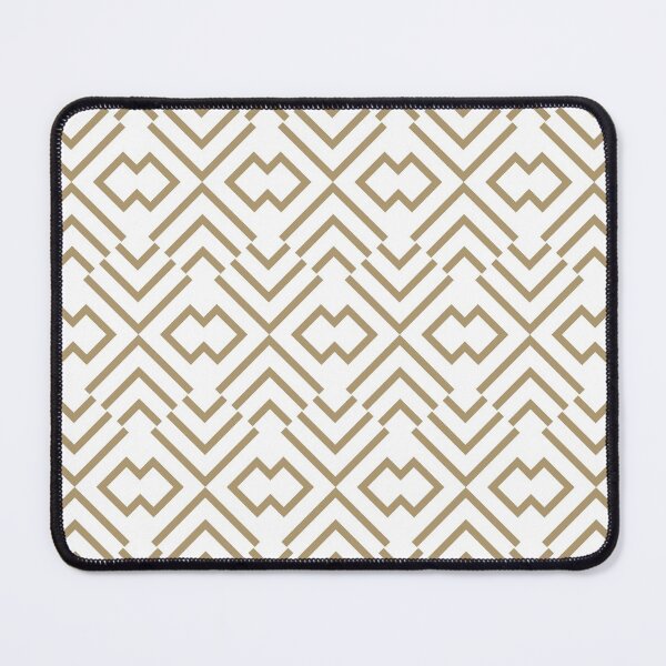 Item preview, Brown and White Art Deco Shape Pattern Pairs DV 2022 Popular Colour There's No Place Like Home 0318 designed and sold by ColorOfTheYears.