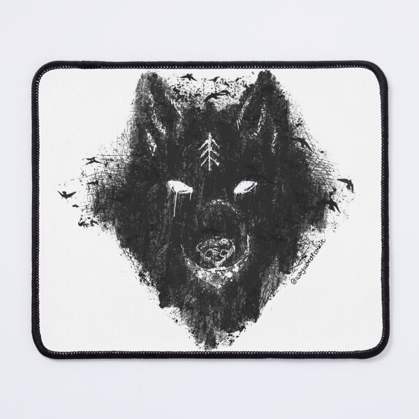 Item preview, Light-item compatible Fenrir norse viking wolf designed and sold by waywardfoxkit.