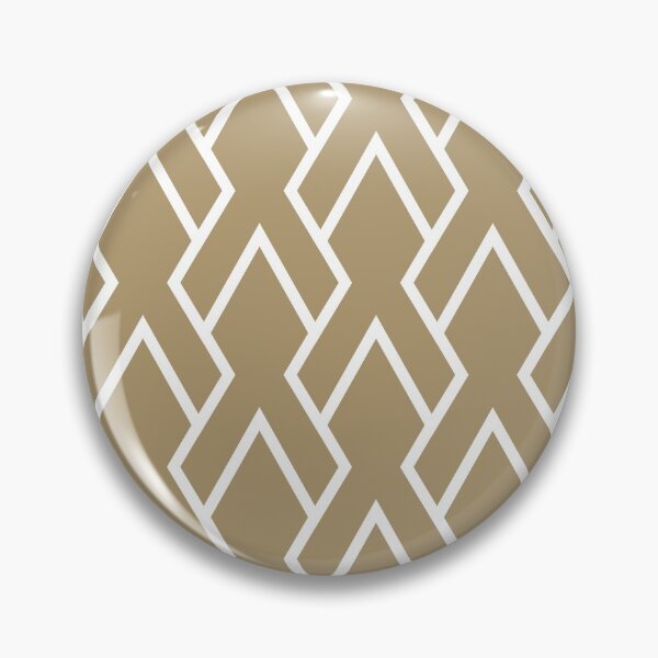 Item preview, Brown and White Tessellation Line Pattern 6 - 2022 Popular Colour There's No Place Like Home 0318 designed and sold by ColorOfTheYears.