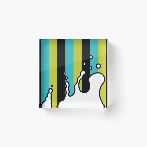 Item preview, Splatter | Stripes | Green | White | Black designed and sold by Wintre2.
