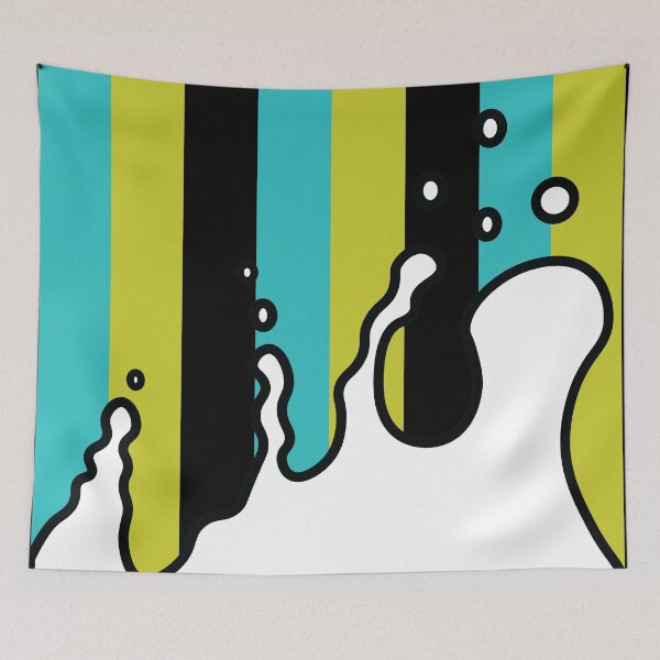 Item preview, Splatter | Stripes | Green | White | Black designed and sold by Wintre2.
