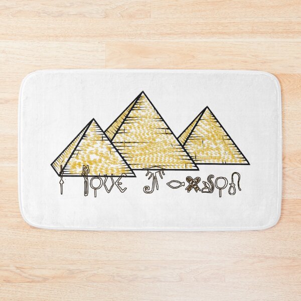 Item preview, " I Love Jaxon " In Hieroglyphics / Egyptian Hieroglyphics And Pyramids / Valentines Day New Year Birthday And Christmas Gift For Your Lover designed and sold by Man Of Pixels.