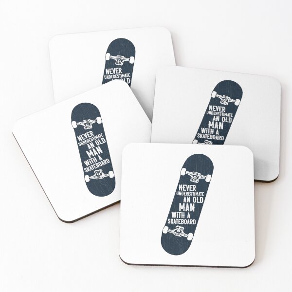Item preview, Mens Never underestimate an old man with a skateboard gift design designed and sold by theodoros20.