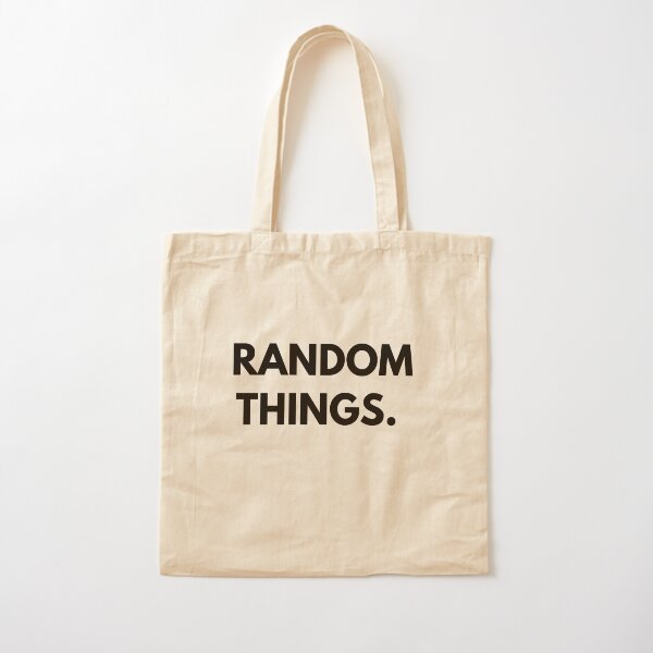 Random Things Cotton Tote Bag