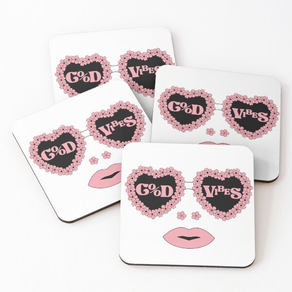 Item preview, Good Vibes Pink Sunglass designed and sold by Majesticblossom.