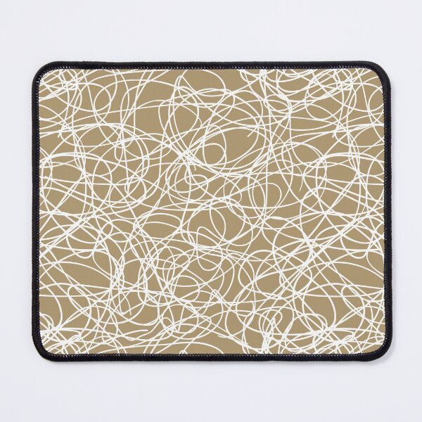 Item preview, Brown and White Scribble Mosaic Pattern Pairs DV 2022 Popular Colour There's No Place Like Home 0318 designed and sold by ColorOfTheYears.