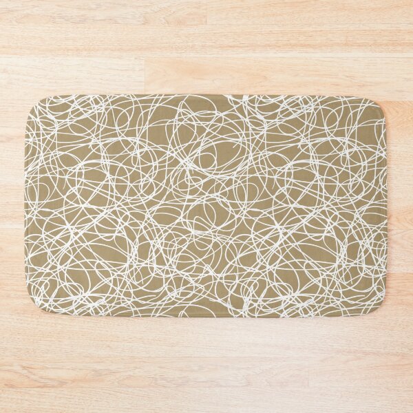 Item preview, Brown and White Scribble Mosaic Pattern Pairs DV 2022 Popular Colour There's No Place Like Home 0318 designed and sold by ColorOfTheYears.