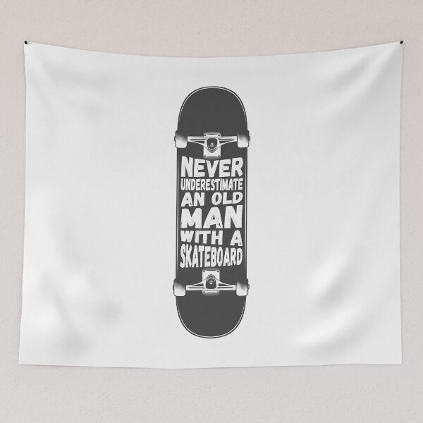 Item preview, Mens Never underestimate an old man with a skateboard Skater Gift graphic designed and sold by theodoros20.