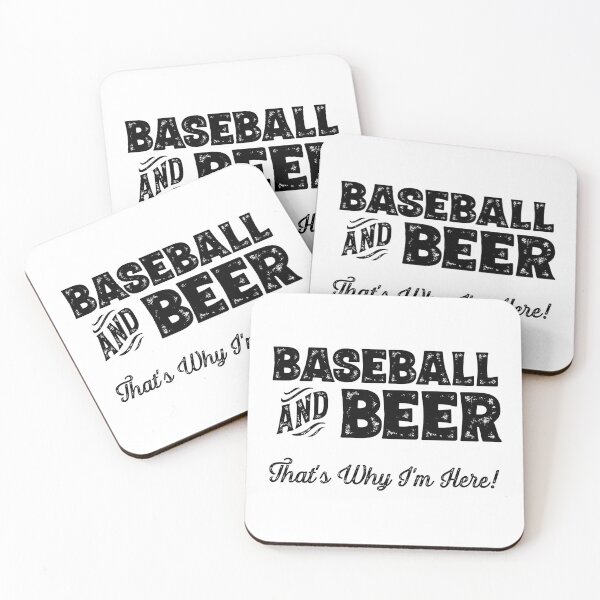 Artikelvorschau, Baseball und Bier deshalb bin ich hier! Sportfan-Druck entworfen und verkauft von theodoros20.