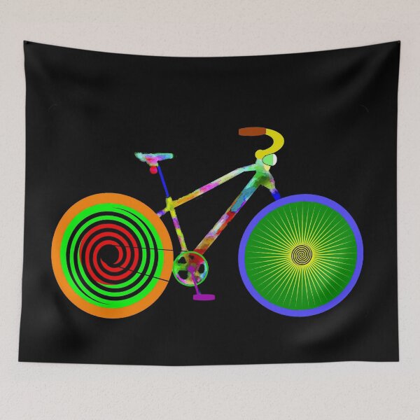 Item preview,  BICYCLE : Psychedelic Surreal Abstract Print designed and sold by posterbobs.