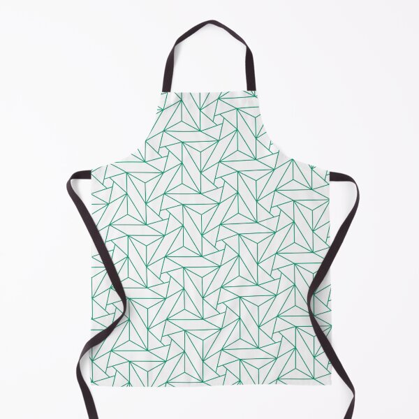 Artikelvorschau, Green and White Geometric Mosaic Pattern - Dunn and Edwards 2022 Trending Color Rain Forest DE5684 entworfen und verkauft von ColorOfTheYears.