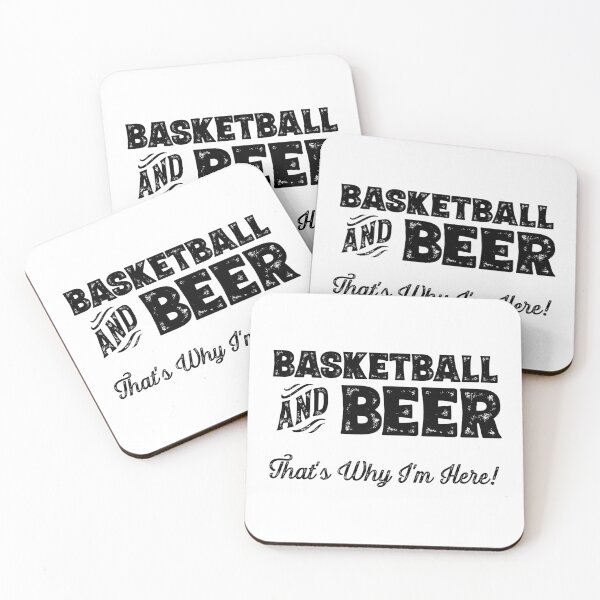Artikelvorschau, Basketball und Bier deshalb bin ich hier! Sportfan-Druck entworfen und verkauft von theodoros20.