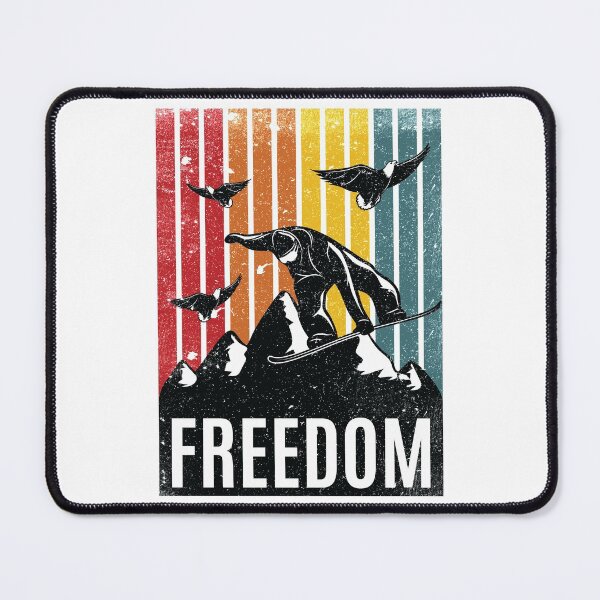 Item preview, Snowboarding Freedom Retro Sunset Snowboarder designed and sold by dass-art.