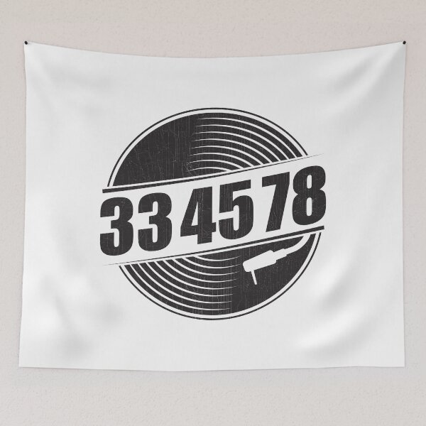Item preview, 33 45 78 RPM Record & Vinyl Lovers Gift print designed and sold by theodoros20.