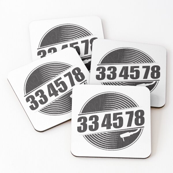 Item preview, 33 45 78 RPM Record & Vinyl Lovers Gift print designed and sold by theodoros20.