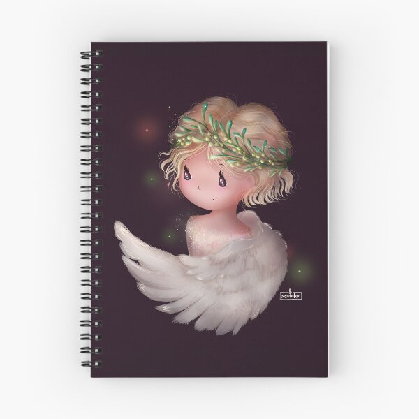 Item preview, Christmas Angels with Winter Plants series - 04 MISTLETOE designed and sold by cisviolin.