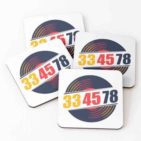 Item preview, 33 45 78 RPM Record & Vinyl Lovers Gift design designed and sold by theodoros20.