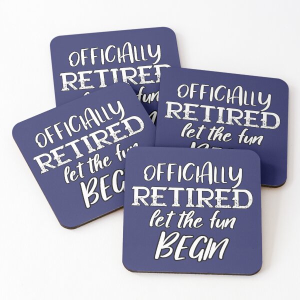 Item preview, Officially Retired Let The Fun Begin Funny Retired Grandparents grandpa designed and sold by Havic  Tees.