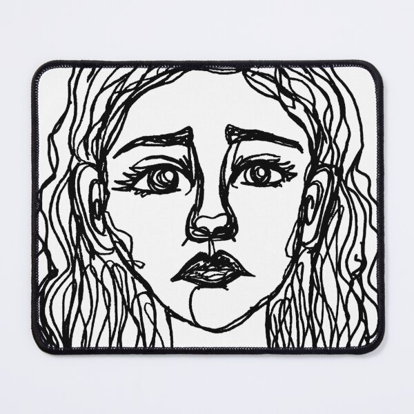 Item preview, I'm Okay (Continuous Line Portrait) designed and sold by Neminem363.