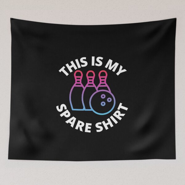 Item preview, This is My Spare Shirt Bowling Game Funny Sports Quote designed and sold by Paper Hearteu.