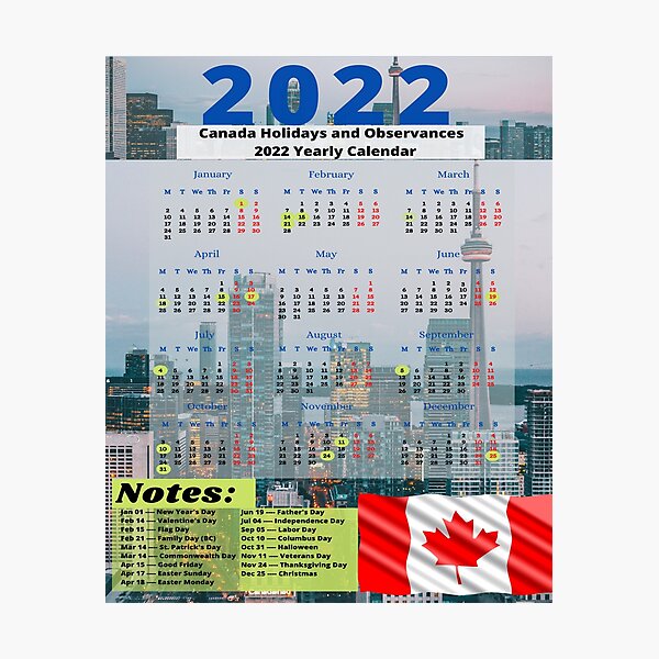 Item preview,  2022 calendars. 2022 calendars Canada. designed and sold by DesignMod.