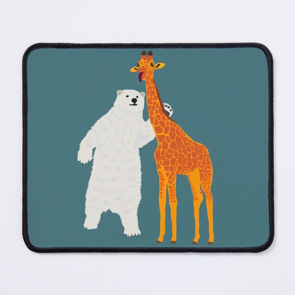 Item preview, polar bear and giraffe, love is love designed and sold by zillahdee.