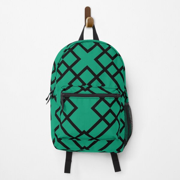 Item preview, Black and Green Minimal Line Pattern Pairs Dunn and Edwards 2022 Trending Color Rain Forest DE5684 designed and sold by ColorOfTheYears.
