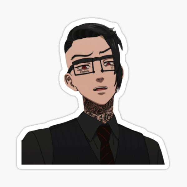 Kisaki edgy edit Tokyo Revengers Sticker