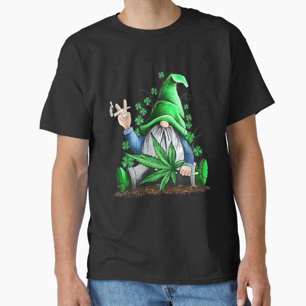 Item preview, Funny Gnome Pot Leaf 420 Marijuana Weed St Patrick's Day designed and sold by HarshithaSchu.