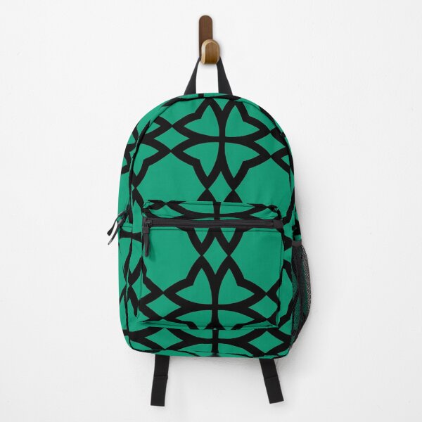 Artikelvorschau, Black and Green Flower Pattern Pairs Dunn and Edwards 2022 Trending Color Rain Forest DE5684 entworfen und verkauft von ColorOfTheYears.