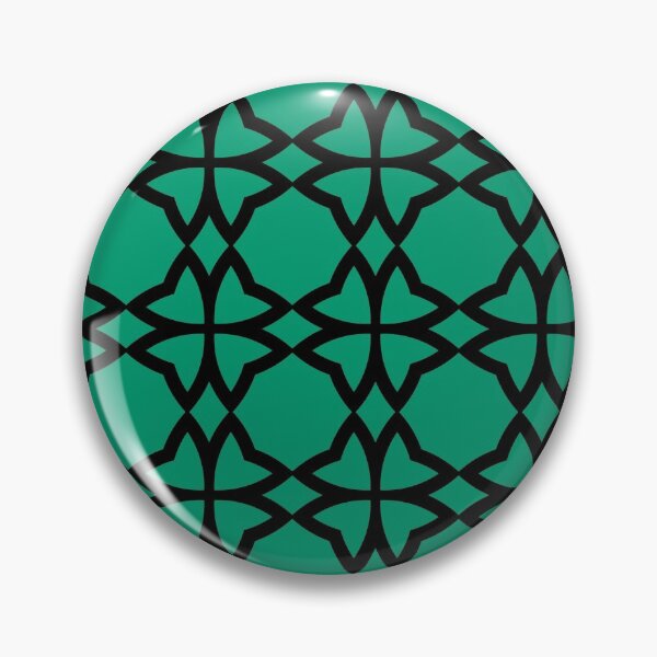 Artikelvorschau, Black and Green Flower Pattern Pairs Dunn and Edwards 2022 Trending Color Rain Forest DE5684 entworfen und verkauft von ColorOfTheYears.