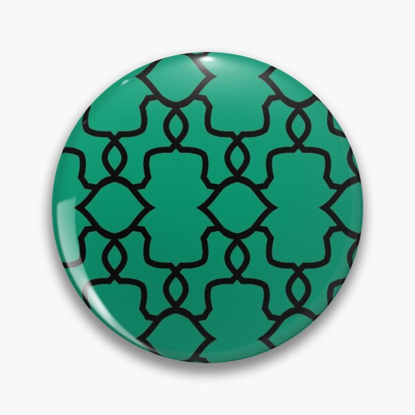 Artikelvorschau, Black and Green Shape Pattern 4 Pairs Dunn and Edwards 2022 Trending Color Rain Forest DE5684 entworfen und verkauft von ColorOfTheYears.