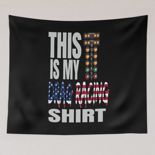 Item preview, This is My Drag Racing Shirt USA American Flag Drag Racing Christmas Tree God First designed and sold by CarantinedChaos.
