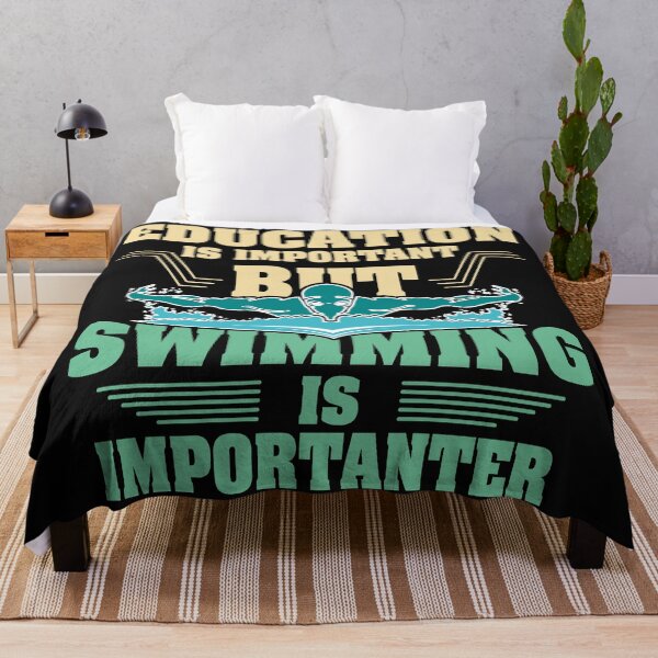 Item preview, Education is important but swimming is importanter designed and sold by Desibeau.