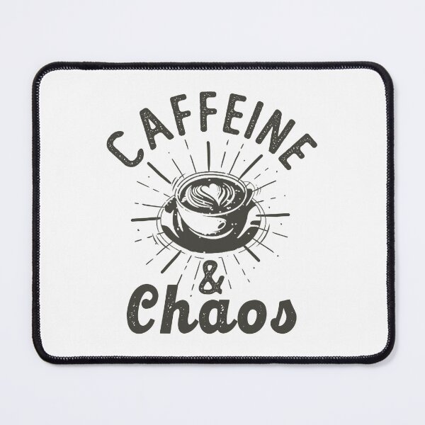 Item preview, Caffeine And Chaos designed and sold by Pun&Done.