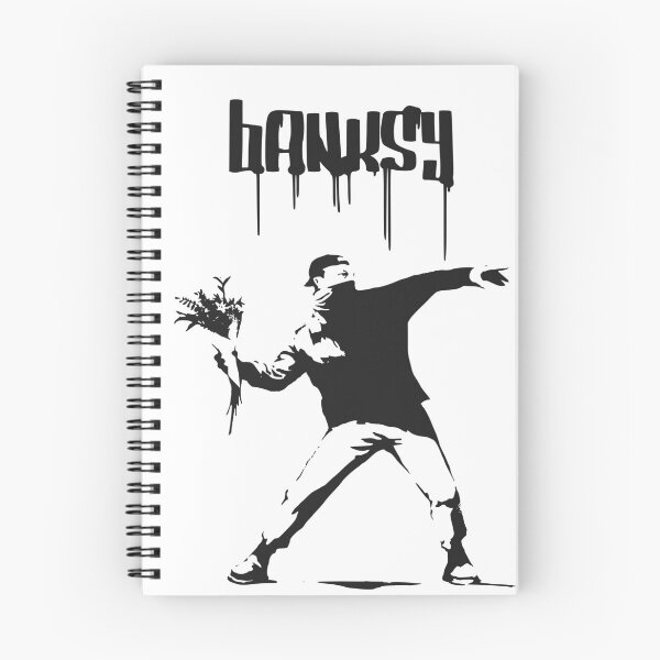 Item preview, Bristol Banksy Flower Thrower Art designed and sold by wow-designs.