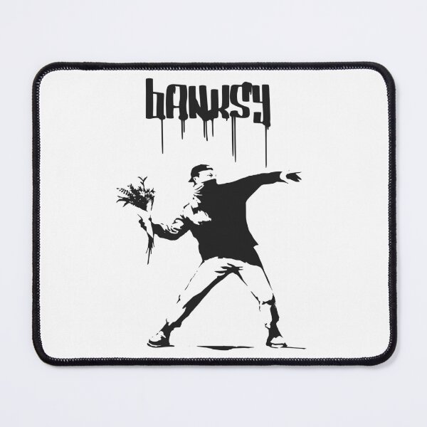 Item preview, Bristol Banksy Flower Thrower Art designed and sold by wow-designs.