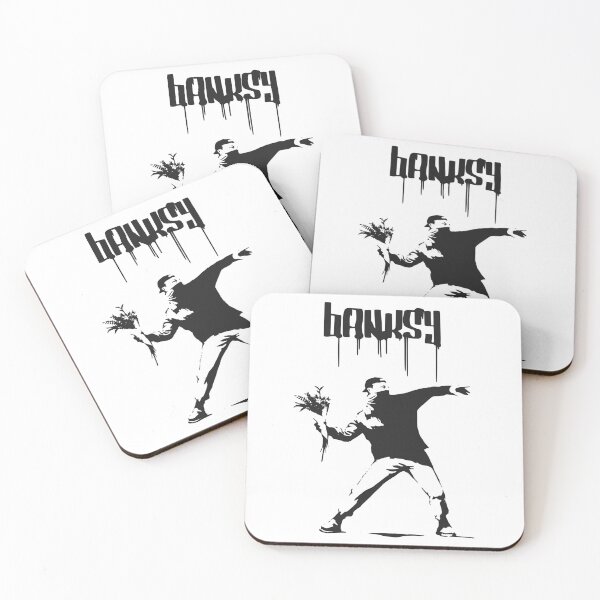 Item preview, Bristol Banksy Flower Thrower Art designed and sold by wow-designs.
