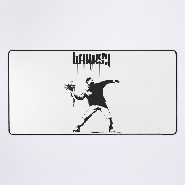 Item preview, Bristol Banksy Flower Thrower Art designed and sold by wow-designs.